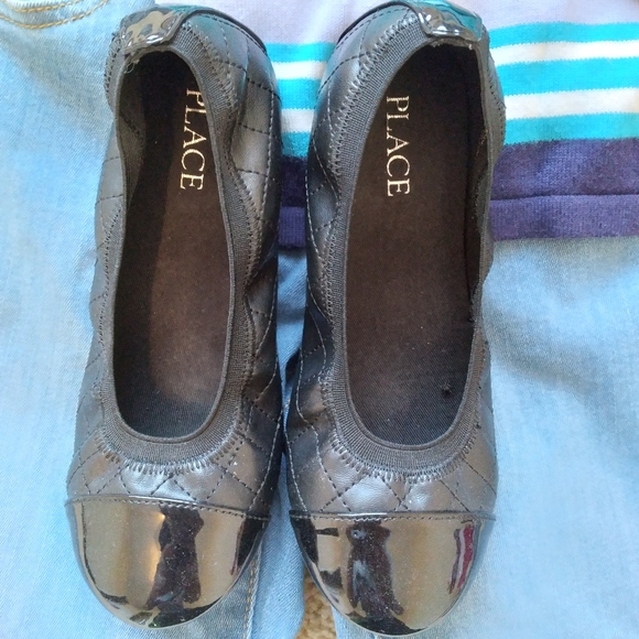 COPY - Black Children Place Ballet Flats - Picture 3 of 16